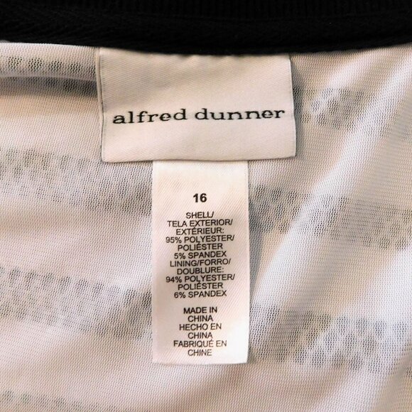 Alfred Dunner Play Date Jacket Womens Size 16 Multicolor Floral Zips Lightweight - Picture 8 of 8